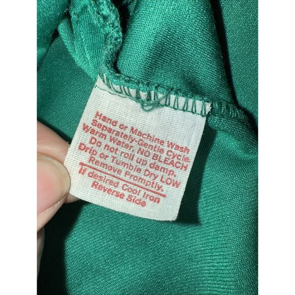 Vintage Evelyn Pearson Velour House Coat Zip & Tie Sz M Maxi Retro 80’s - Picture 7 of 8